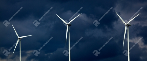 Wind generators in Burgos province, Spain