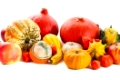 Happy Thanksgiving - pumpkins and apples for Thanksgiving
