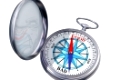 Illustration of a moral compass helping you to make the right decision