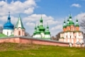 Spring. Gustynsky Monastery, Ukraine, Priluki. Settlement Gustynya