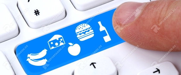 Online Einkauf Lebensmittel Essen Food E-Commerce einkaufen im Internet