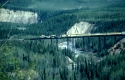 Alaska Railroad kurz vor Erreichen des Denali Nationalpark, Alaska, USA
