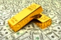 Invest in gold - bank gold bars bullions on dollars