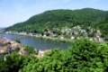 Nechar river in Heidelberg (Germany)
