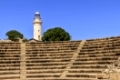 Amphitheatre and Lighthouse Paphos Cyprus