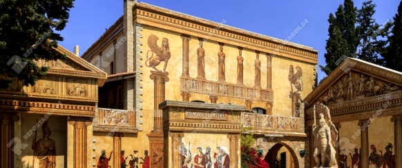Roman II Hotel Frescoes Paphos Cyprus