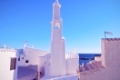 Whitewashed Church in Binibeca Vell on Menorca, Balearic Islands, Spain
