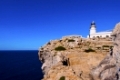 Lighthouse on Cap de Cavalleria on Menorca, Balearic Islands, Spain