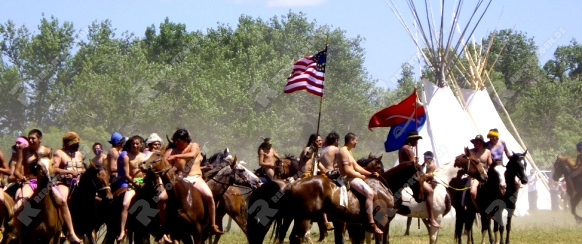Victory of American Indians at Battle of the Little Bighorn