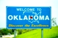 welcome to oklahoma highway state sign