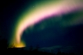 Nordlicht (Aurora borealis), Lappland, Norrbotten, Schweden, Skandinavien, Europa; Maerz 2008