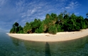 Strand der Insel Lankayan, Lankayan Resort,