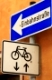 Einbahnstrasse mit Fahrrad-Gegenverkehr