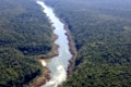 Regenwaldgebiet im Bundesstaat Parana, Brasilien, Luftaufnahme