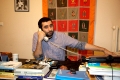 Aris Nalci, Chefredakteur der armenischen Zeitung, Nachfolger des 2007 ermordeten Hrant Dink, in seinem Büro