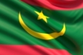 Background with flag of Background with flag of Mauritania