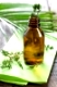 frisches Thymianoel in einer Flasche / fresh thyme oil in a bottle 