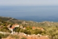 Landscape from the mani peninsula with the coast